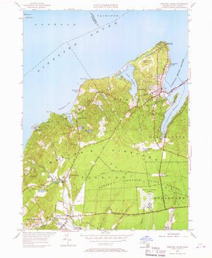 Vineyard Haven - Martha's Vineyard Map - 1951