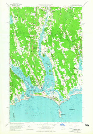 Westport (MA) Map - 1963