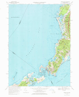 Woods Hole Map - 1967