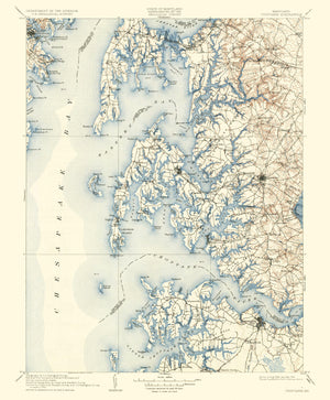 Chesapeake Bay Map (Tangier Sound - Northern Part) - 1984