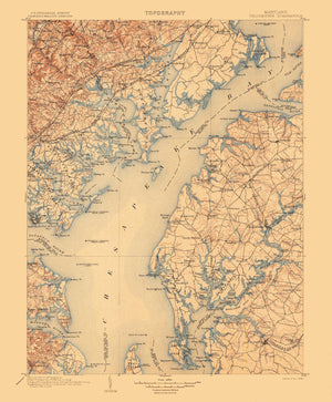 Tolchester (Maryland) Topographic Map - 1903