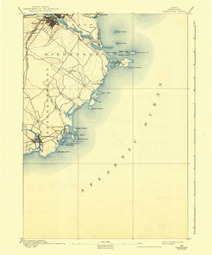 Biddeford (ME) Topographic Map - 1893