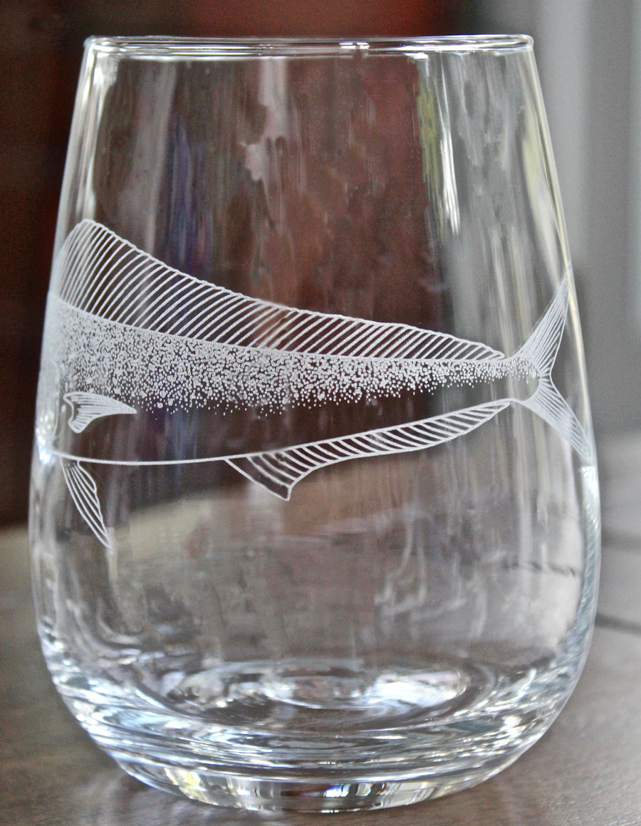 Dolphinfish (Mahi-mahi) Engraved Glasses