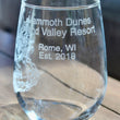 Load image into Gallery viewer, Mammoth Dunes - Sand Valley Resort - Golf Course - Laser Engraved Course Map Glasses
