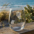 Load image into Gallery viewer, Manitou Islands Map Laser Engraved Glasses - Lake Michigan

