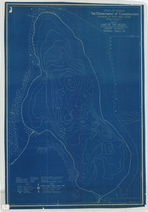 Lake of the Woods - Marshall County (IN) Map
