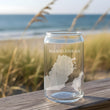 Load image into Gallery viewer, Marblehead Map Laser Engraved Glasses
