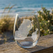 Load image into Gallery viewer, Marblehead Map Laser Engraved Glasses
