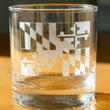 Load image into Gallery viewer, Maryland Flag Engraved Glasses
