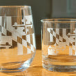 Load image into Gallery viewer, Maryland Flag Engraved Glasses
