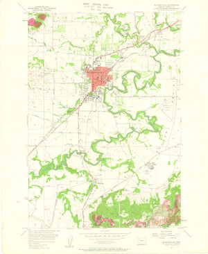 McMinnville, Oregon Topographic Map - 1957