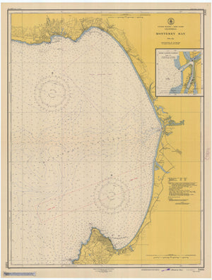 Monterey Bay Map - 1948