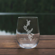 Load image into Gallery viewer, Moosehead Lake Map Engraved Glasses
