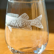 Load image into Gallery viewer, Muskellunge (Muskie) Laser Engraved Glasses

