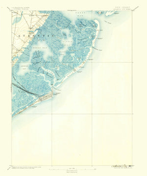 Atlantic City Map - 1894