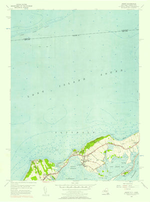 Orient - Long Island Map - 1956