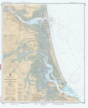 Newburyport Harbor and Plum Island Map - 1988 - Nautical Chart Print - Paper | Canvas | Metal