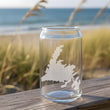 Load image into Gallery viewer, Newfoundland Map Laser Engraved Glasses
