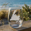 Load image into Gallery viewer, Newfoundland Map Laser Engraved Glasses
