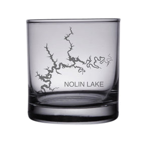 Nolin Lake (KY) Map Glasses