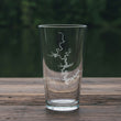 Load image into Gallery viewer, Norfork Lake (AR) Map Laser Engraved Glasses
