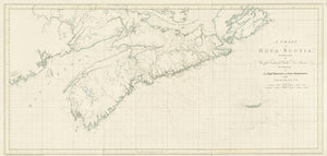 Nova Scotia Map - 1773