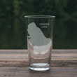 Load image into Gallery viewer, Ossipee Lake Map Engraved Glasses
