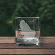 Load image into Gallery viewer, Ossipee Lake Map Engraved Glasses
