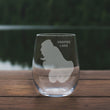 Load image into Gallery viewer, Ossipee Lake Map Engraved Glasses
