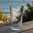 Load image into Gallery viewer, Outer Banks Map Engraved Glasses

