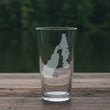 Load image into Gallery viewer, Payette Lake (ID) Map Engraved Glasses
