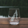 Load image into Gallery viewer, Payette Lake (ID) Map Engraved Glasses
