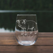 Load image into Gallery viewer, Pig Laser Engraved Glasses
