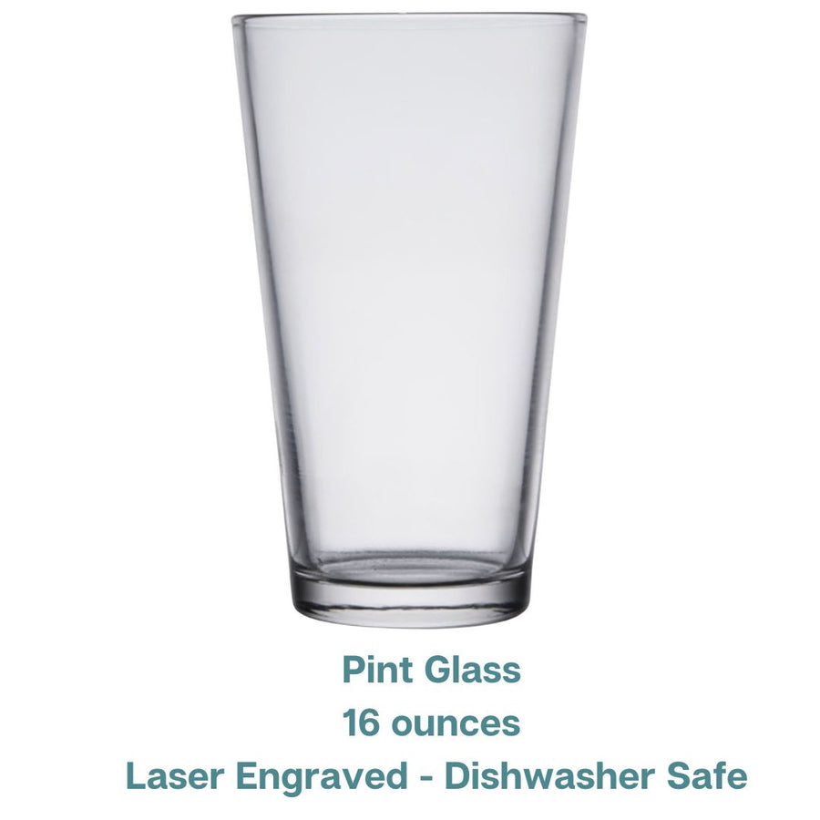 Taylorsville Lake (KY) Map Engraved Glasses