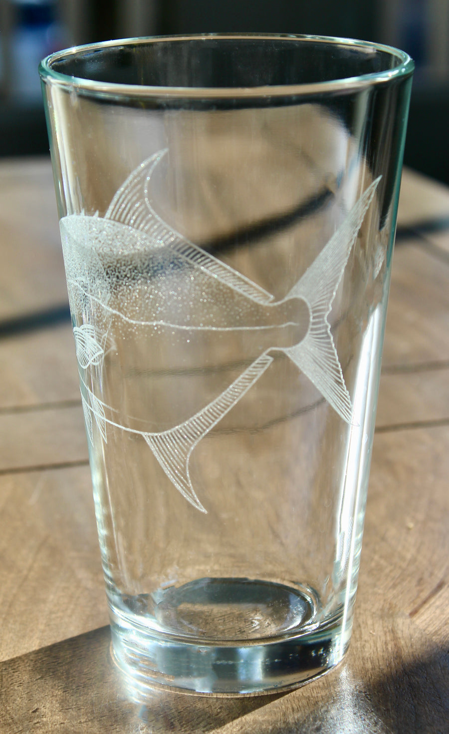 Pompano Engraved Glasses