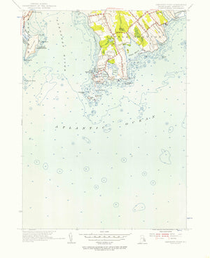 Sakonnet (RI) Map - 1965