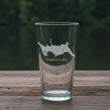 Load image into Gallery viewer, Rangeley Lake (Maine) Map Engraved Glasses
