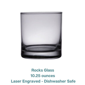 Pompano Engraved Glasses