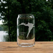Load image into Gallery viewer, Rushford Lake (NY) Map Laser Engraved Glasses
