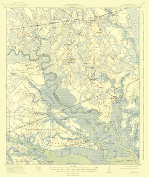 Green Pond (SC) Map - 1918