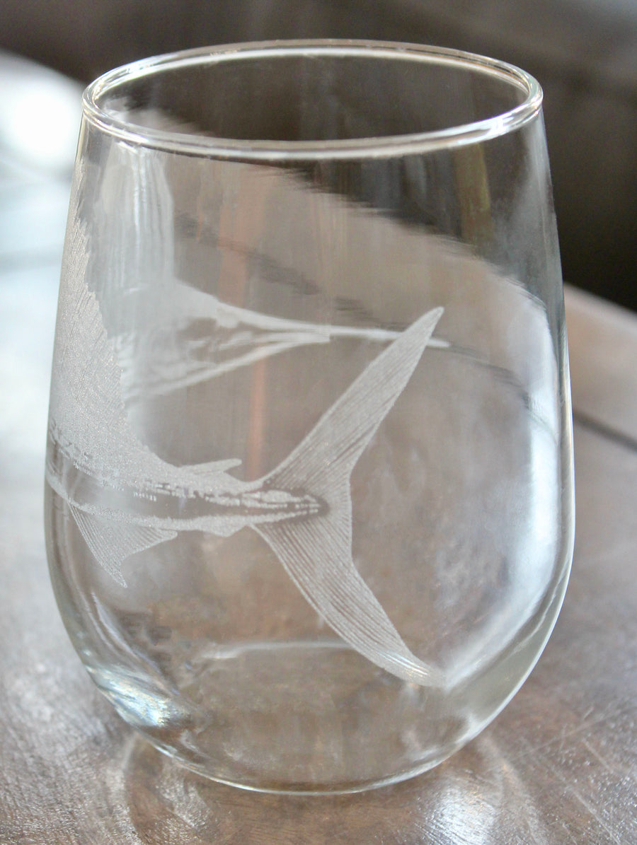 Sailfish Engraved Glasses