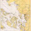 Load image into Gallery viewer, San Juan Islands 1941 - Boundary Bay to Whidbey Island - Nautical Chart Print - Paper | Canvas | Metal
