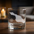 Load image into Gallery viewer, Santa Catalina Island Map Engraved Glasses
