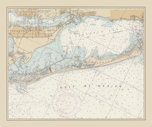 Sarasota Bay and Longboat Key Nautical Chart Sherpa Fleece Blanket