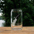 Load image into Gallery viewer, Saratoga Lake (NY) Map Laser Engraved Glasses
