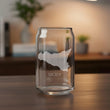 Load image into Gallery viewer, Sicily Italy Map Laser Engraved Glasses
