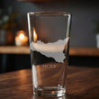 Load image into Gallery viewer, Sicily Italy Map Laser Engraved Glasses
