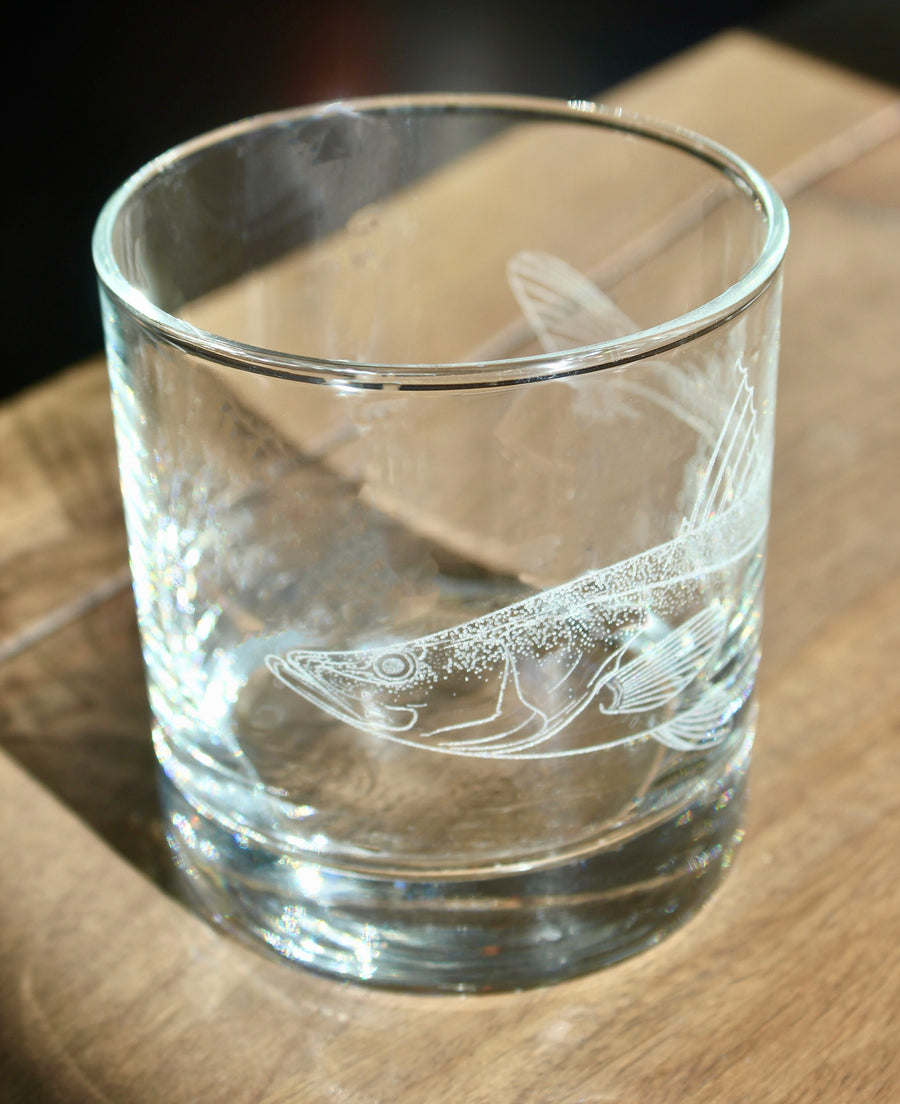 Snook Engraved Glasses