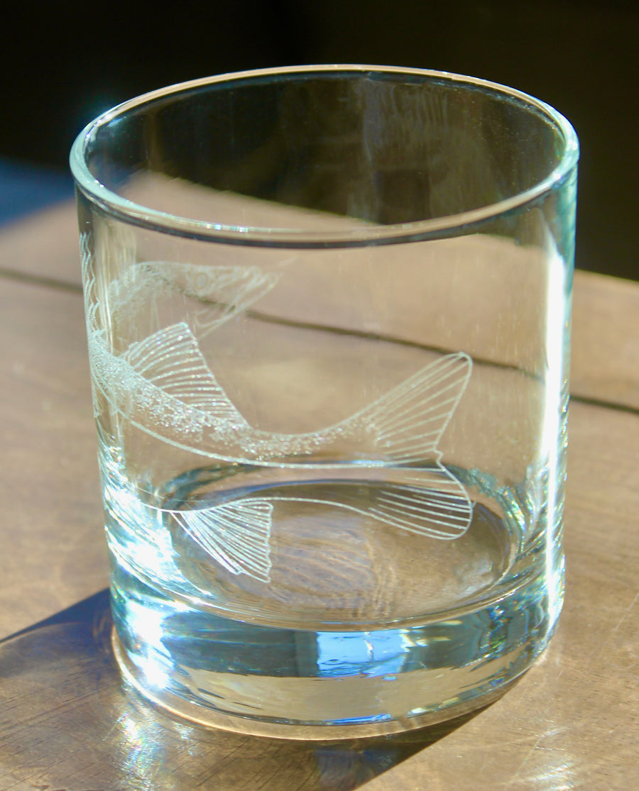 Snook Engraved Glasses
