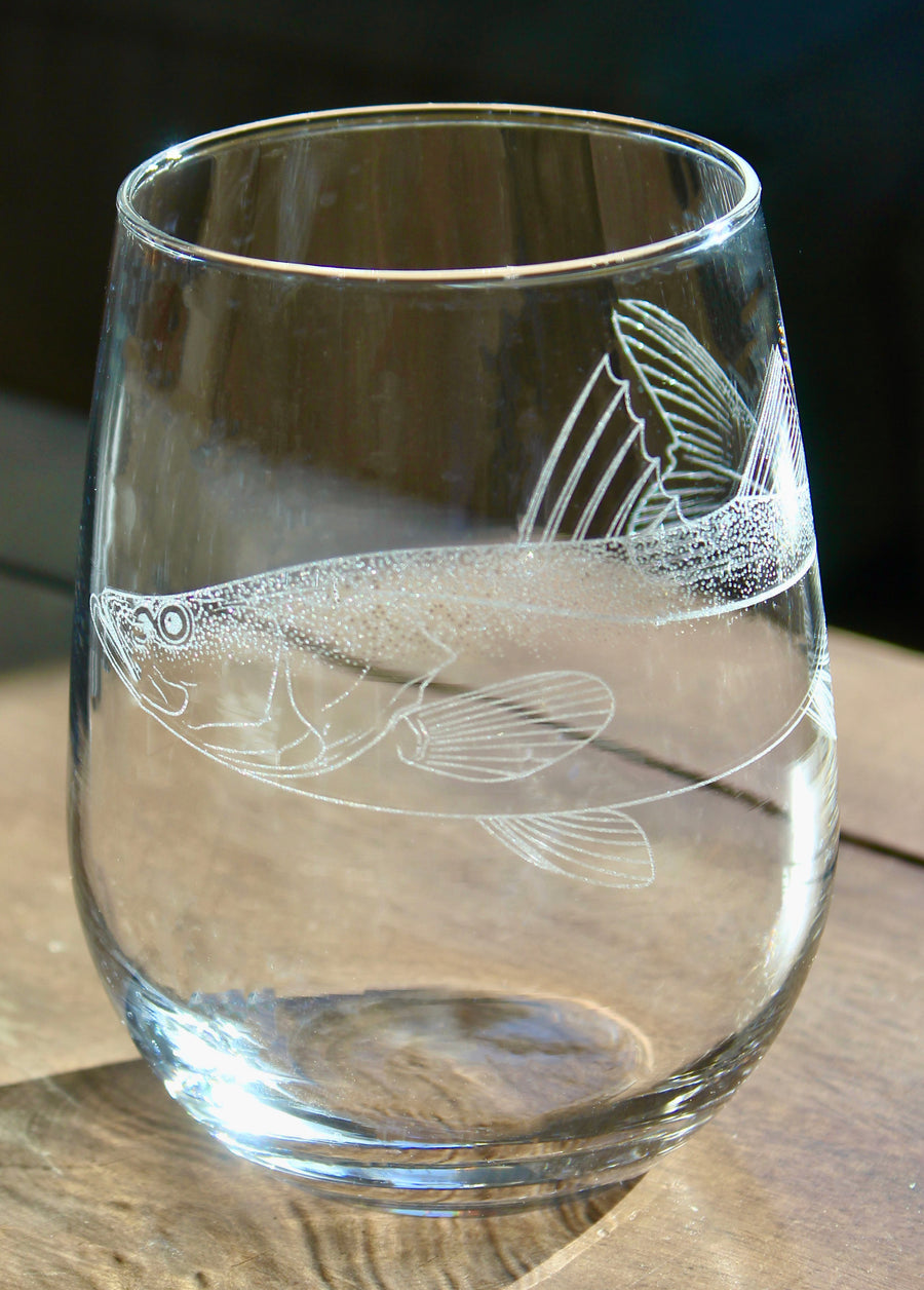 Snook Engraved Glasses